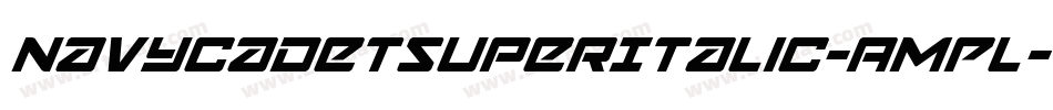 NavyCadetSuperItalic-AMPL字体转换
