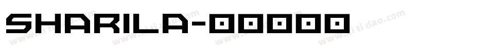 Sharila字体转换