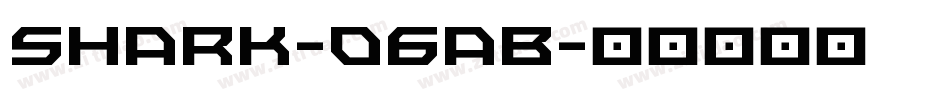 Shark-o6aB字体转换