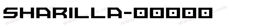 sharilla字体转换