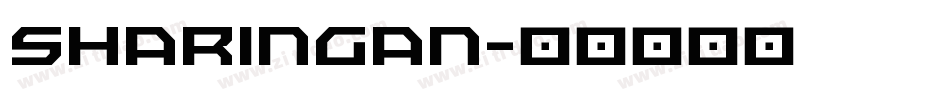sharingan字体转换