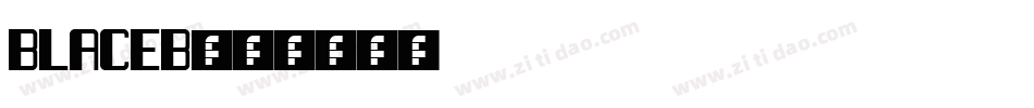 BLACEB字体转换