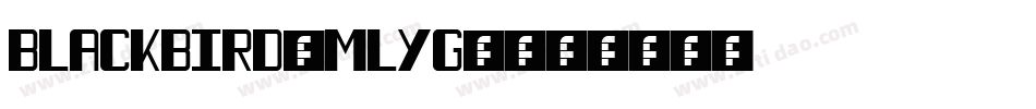 Blackbird-mLYg9字体转换