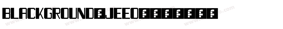 Blackground-jEEo7字体转换