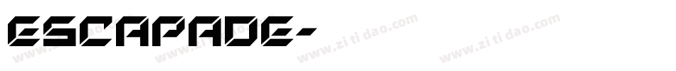 ESCAPADE字体转换