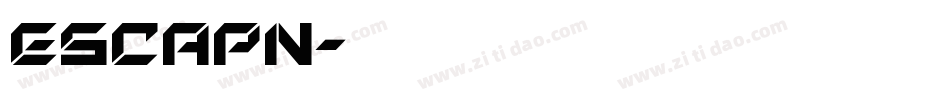 ESCAPN字体转换