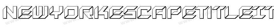NewYorkEscapeTitleItalicItalic-5Zy8字体转换