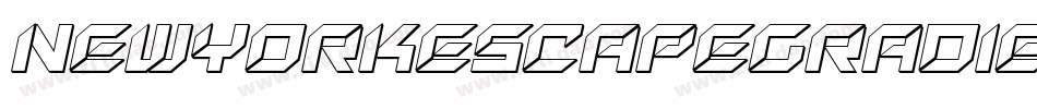 NewYorkEscapeGradient-D9O9字体转换