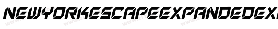 NewYorkEscapeExpandedExpanded-xz3r字体转换