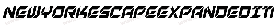 NewYorkEscapeExpandedItalicExpandedItalic-pz71字体转换