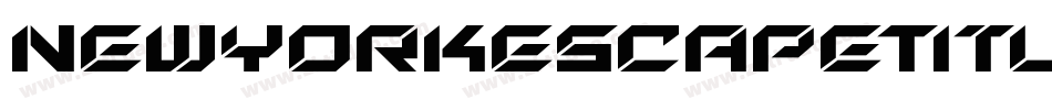 NewYorkEscapeTitleItalicItalic-5Zy8字体转换