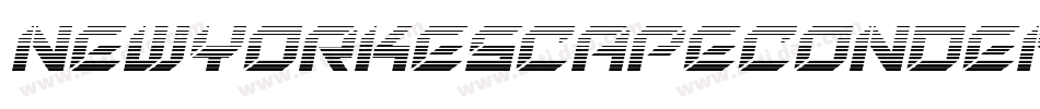 NewYorkEscapeCondensedItaliCondensedItalic-3Ez3字体转换