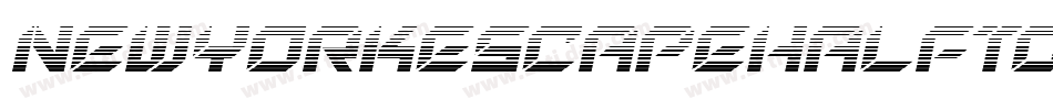 NewYorkEscapeHalftone-qzZr字体转换 NewYorkEscapeHalftone-qzZr字体转换
