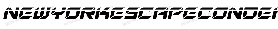 NewYorkEscapeCondensedItaliCondensedItalic-3Ez3字体转换