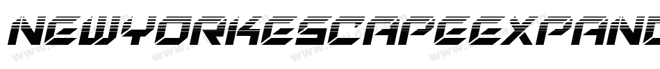 NewYorkEscapeExpandedExpanded-xz3r字体转换