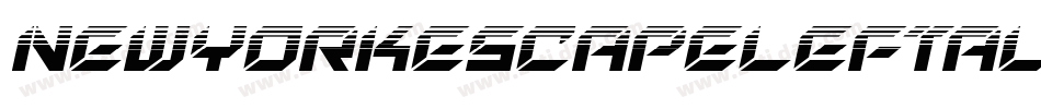 NewYorkEscapeLeftalicItalic-G2OG字体转换