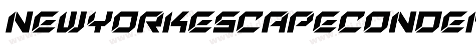 NewYorkEscapeCondensedItaliCondensedItalic-3Ez3字体转换