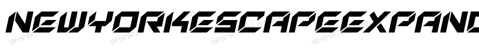 NewYorkEscapeExpandedItalicExpandedItalic-pz71字体转换