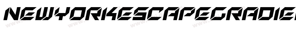 NewYorkEscapeGradient-D9O9字体转换