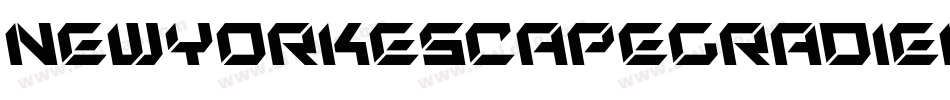 NewYorkEscapeGradient-D9O9字体转换