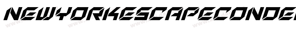 NewYorkEscapeCondensedItaliCondensedItalic-3Ez3字体转换