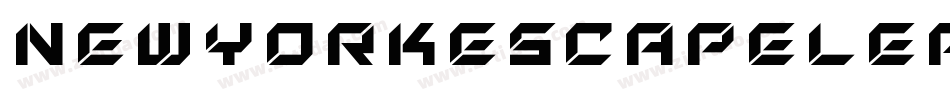 NewYorkEscapeLeftalicItalic-G2OG字体转换