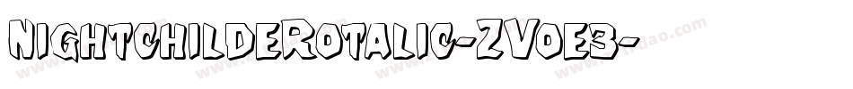 NightchildeRotalic-ZVoe3字体转换