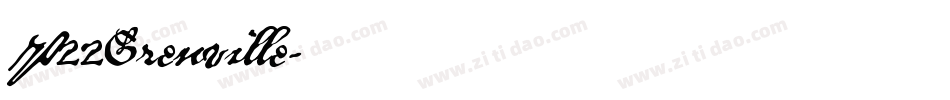 P22Grenville字体转换