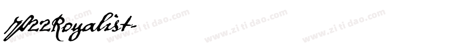 P22Royalist字体转换