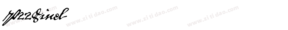 P22Sinel字体转换