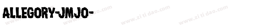 Allegory-jMJO字体转换