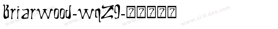 Briarwood-wqZ9字体转换