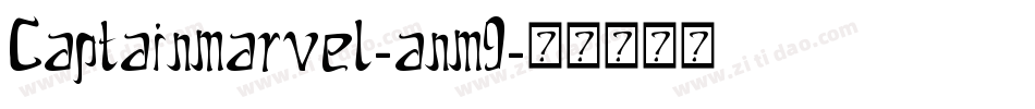 Captainmarvel-anm9字体转换