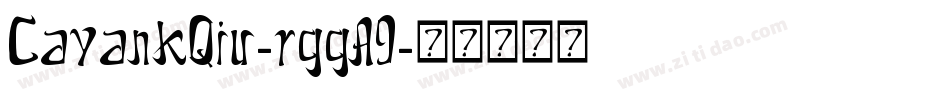 CayankQiu-rggA9字体转换