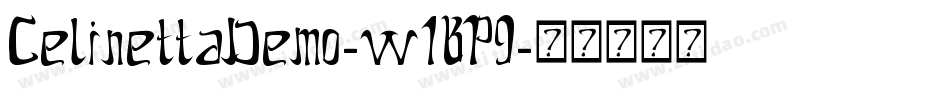 CelinettaDemo-w1BP9字体转换