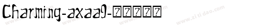 Charming-axaa9字体转换