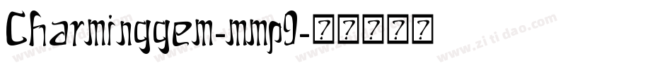 Charminggem-mmp9字体转换