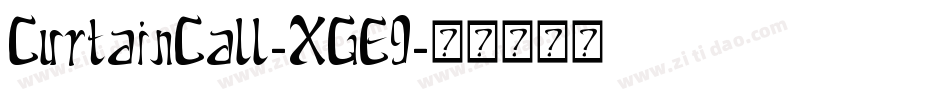 CurtainCall-XGE9字体转换