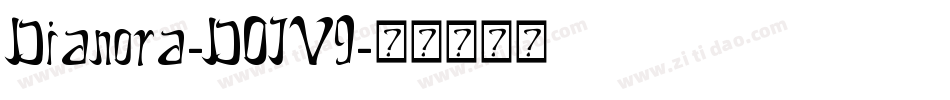 Dianora-DOJV9字体转换