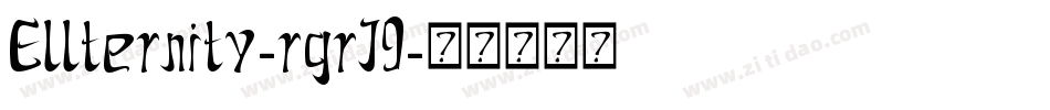 Ellternity-rgrJ9字体转换