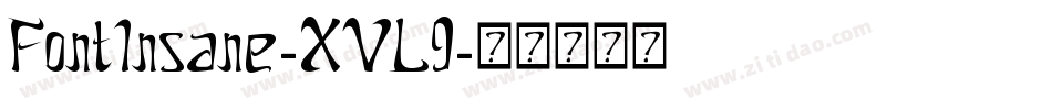 FontInsane-XVL9字体转换
