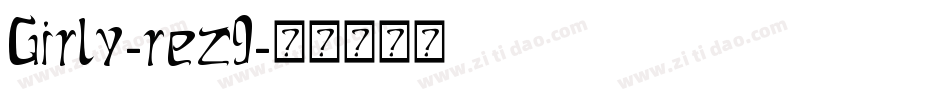 Girly-rez9字体转换