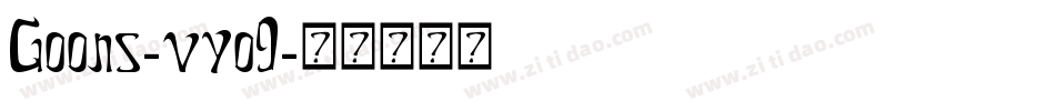 Goons-vyo9字体转换