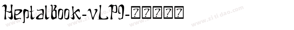 HeptalBook-vLP9字体转换