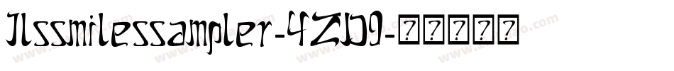 Jlssmilessampler-4ZD9字体转换
