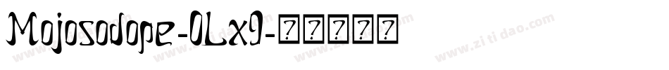 Mojosodope-0Lx9字体转换