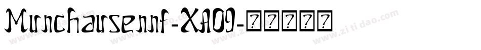 Munchausennf-XAO9字体转换