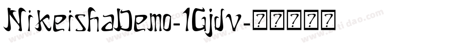 NikeishaDemo-1Gjdv字体转换