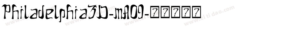 Philadelphia3D-mAO9字体转换