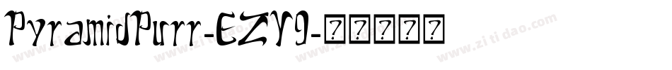 PyramidPurr-EZY9字体转换